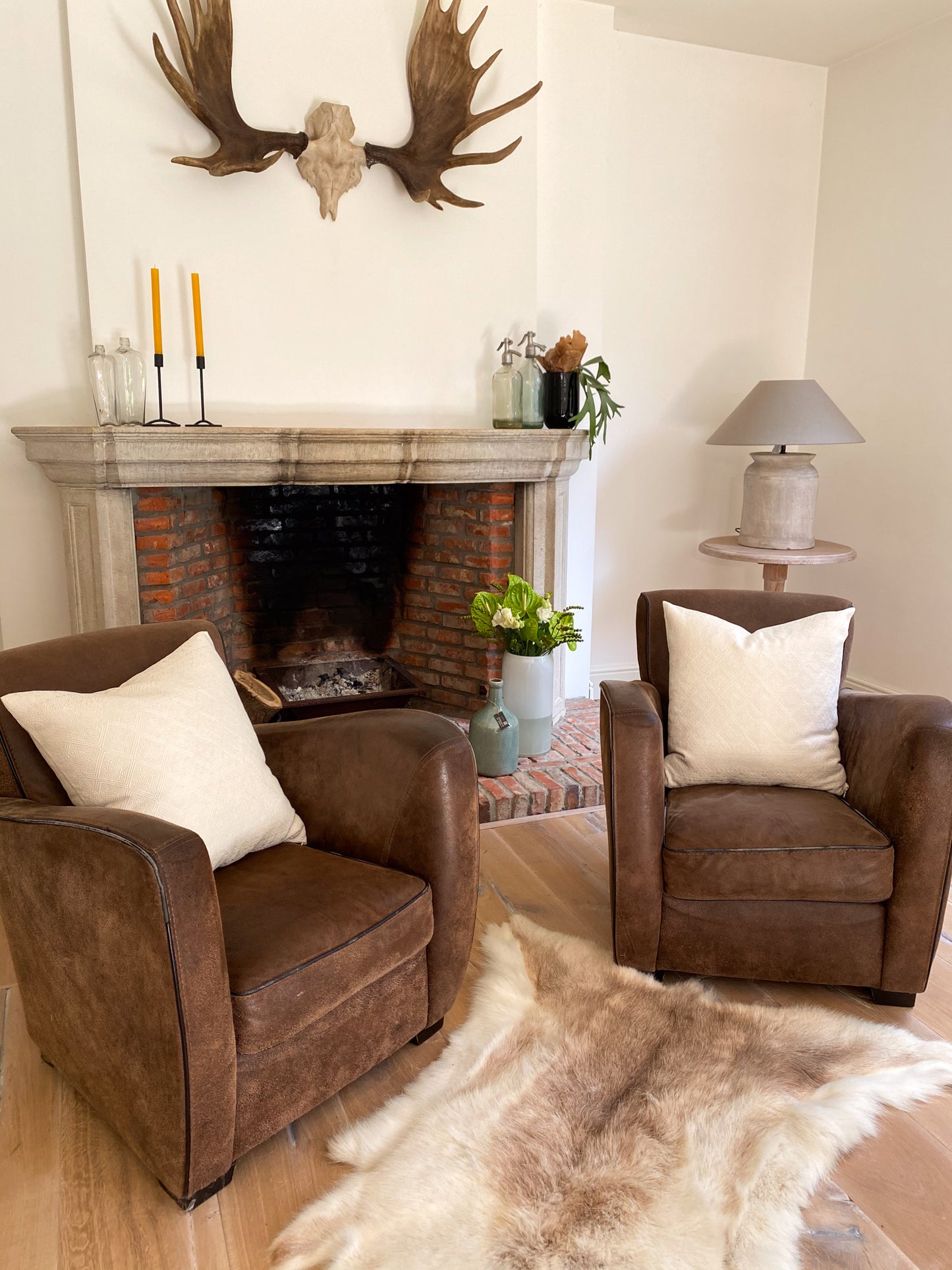 Isabella's Solid Elegance Single Color Beige Cushion Elevating Living Room Decor.