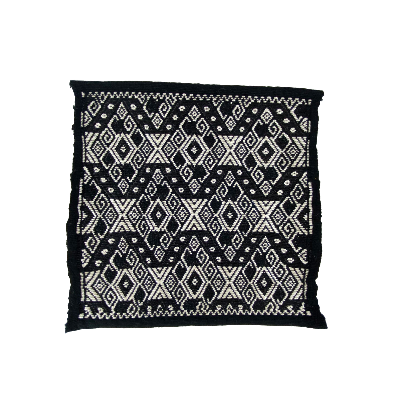 Fabric Sample Cecy Metallic Thread Black