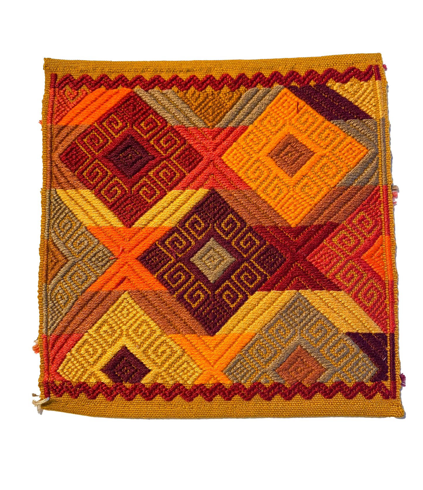 Fabric Sample Juana Orange