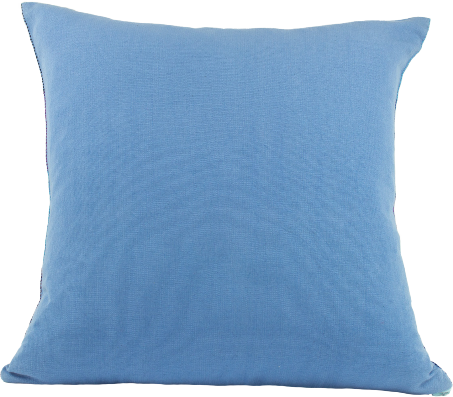 Backside of Juana's Kaleidoscope Delight Single Color Light Blue - Design in 100% Cotton.