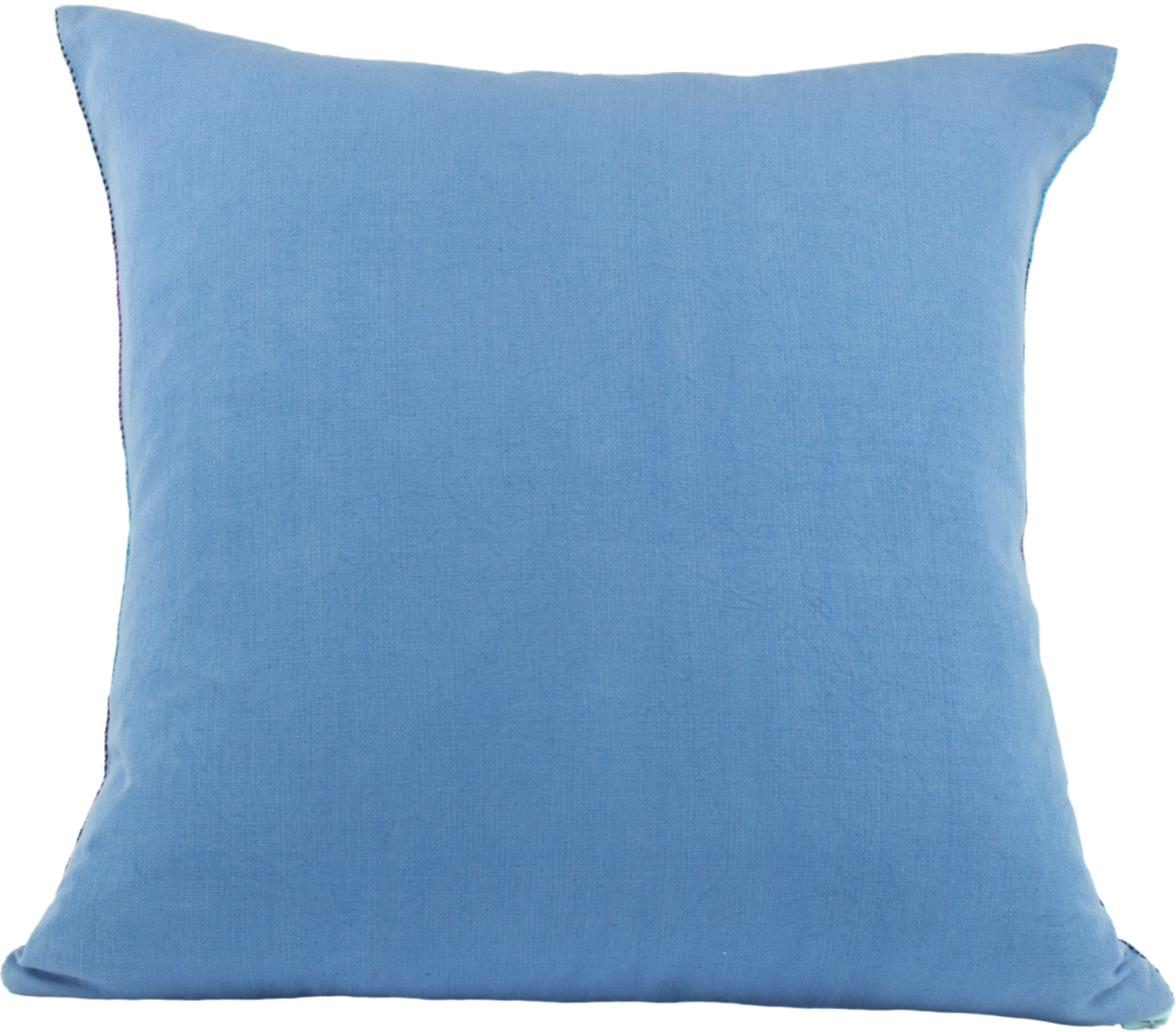 Backside of Juana's Kaleidoscope Delight Single Color Light Blue - Design in 100% Cotton.