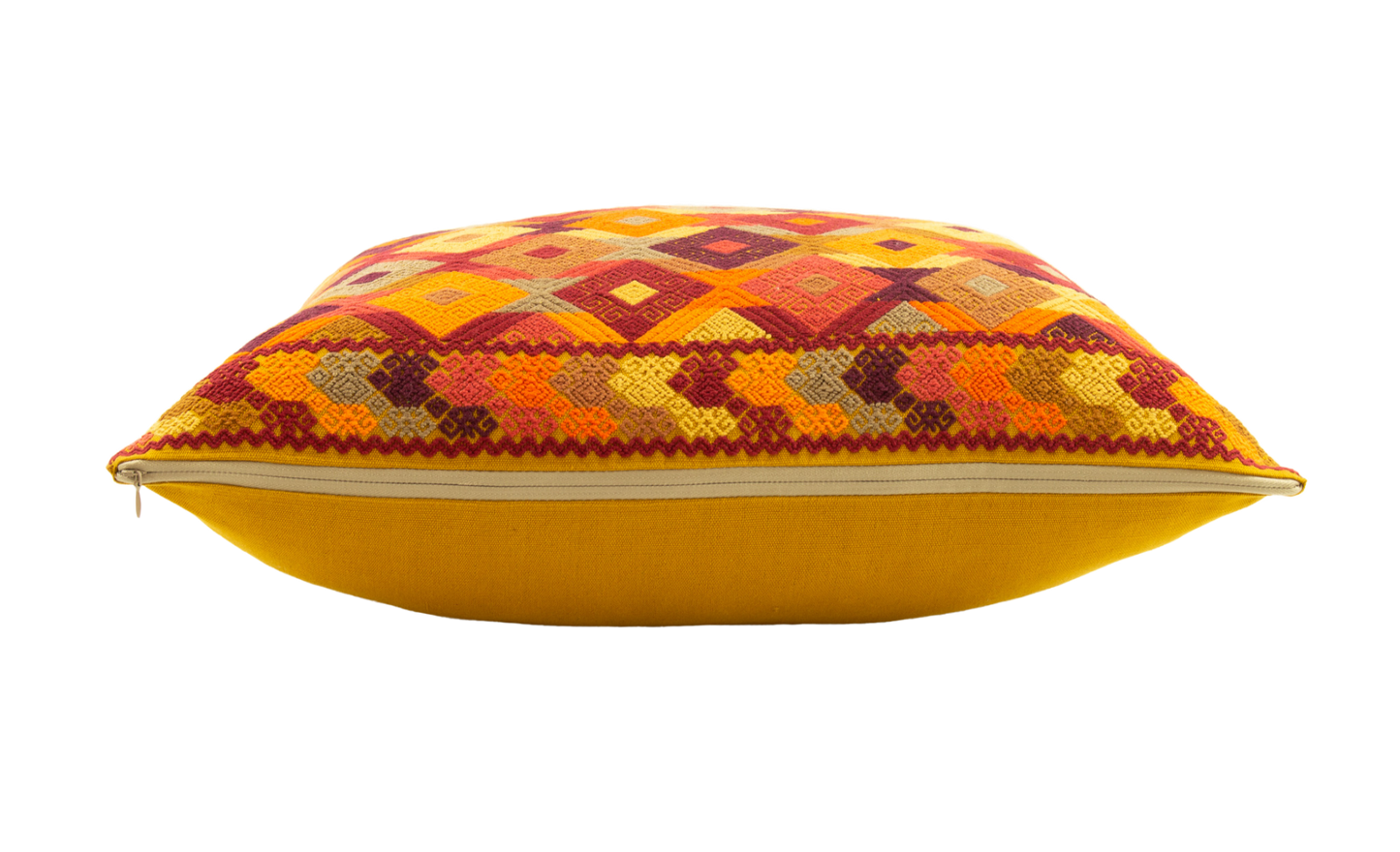 Juana Chiapas Cushion with Zipper for Easy Maintenance - Crafted for Your Comfort.