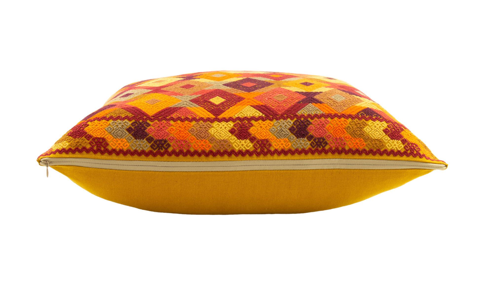 Juana Chiapas Cushion with Zipper for Easy Maintenance - Crafted for Your Comfort.